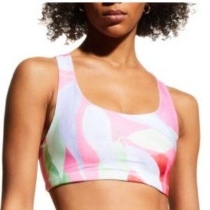 ONZIE MUDRA BOTANICA SPORTS BRA S/M 30-34 GRAPHIC PRINT NWT